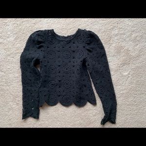 Zara crochet top